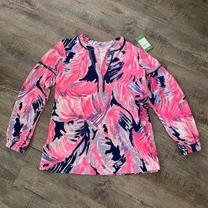 Lilly Pulitzer XS pink and purple tunic